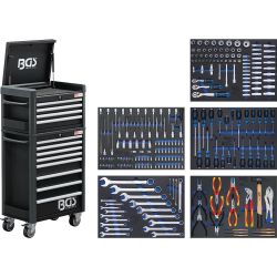 Werkstattwagen Profi Standard Maxi | 12 Schubladen | mit 263 Werkzeugen