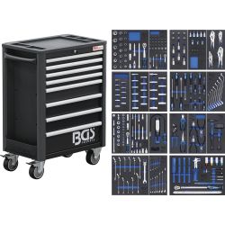 BGS technic Caja de herramientas rígida con 2 cajones Maletín herramientas  & Cajas