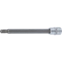 Douille à embouts | longueur 100 mm | 6,3 mm (1/4") | profil T (pour Torx) avec perçage T30