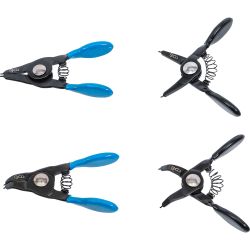 Circlip Pliers Set | for small Circlips | 80 mm | 4 pcs.