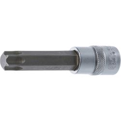 Punta de vaso | longitud 100 mm | entrada 12,5 mm (1/2") | perfil en T (para Torx) T70