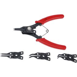 Circlip Pliers with exchangeable Heads | 160 mm | 5 pcs.
