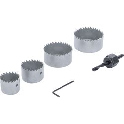 Hole Saw Set | Ø 32 - 54 mm | depth 24 mm | 6 pcs.