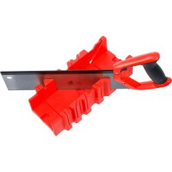 Plastic Miter Box | 300 x 130 x 80 mm | with Backsaw