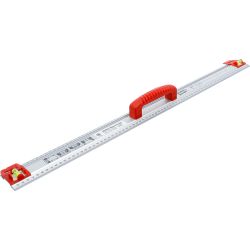 Cutting and Marking Ruler | with Handle and Spirit Level | 750 mm