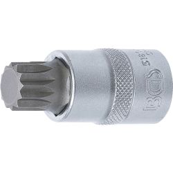 Bit Socket | 12.5 mm (1/2") Drive | Spline (for XZN) M17