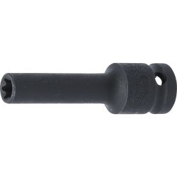 Llave de vaso de impacto E-Torx, larga | entrada 12,5 mm (1/2") | E10