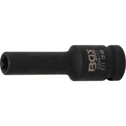 Llave de vaso de impacto E-Torx, larga | entrada 12,5 mm (1/2