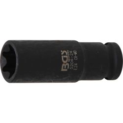 Llave de vaso de impacto E-Torx, larga | entrada 12,5 mm (1/2