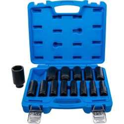 Impact Socket Set, Hexagon | 12.5 mm (1/2") Drive | 10 - 32 mm | 14 pcs.