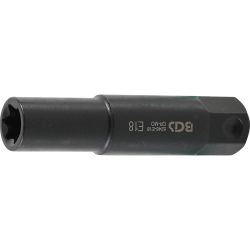 Llave de vaso E-Torx, extra larga | entrada 22 mm | E18