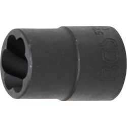 Twist Socket (Spiral Profile) / Screw Extractor | 12.5 mm (1/2") Drive | 15 mm