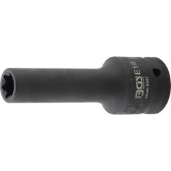 Llave de vaso de impacto E-Torx, larga | entrada 20 mm (3/4") | E18