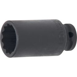 Kraft-Steckschlüssel-Einsatz Zwölfkant | Antrieb Innenvierkant 12,5 mm (1/2