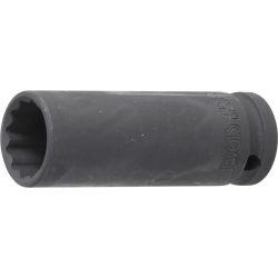 Impact Socket 12-point, deep | 12.5 mm (1/2") Drive | 21 mm