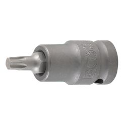 Impact Bit Socket | length 55 mm | 12.5 mm (1/2") Drive | T-Star (for Torx) T40