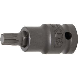 Punta de vaso de impacto | longitud 55 mm | entrada 12,5 mm (1/2") | perfil en T (para Torx) T50