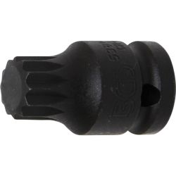 Impact Bit Socket | length 43 mm | 12.5 mm (1/2") Drive | Spline (for XZN) M18