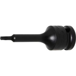 Kraft-Bit-Einsatz | Länge 75 mm | Antrieb Innenvierkant 12,5 mm (1/2") | T-Profil (für Torx) T20