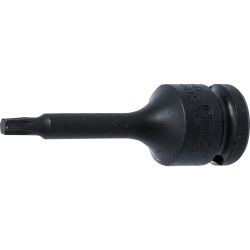 Kraft-Bit-Einsatz | Länge 75 mm | Antrieb Innenvierkant 12,5 mm (1/2") | T-Profil (für Torx) T30