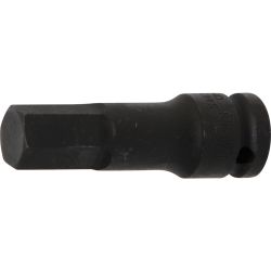 Impact Bit Socket | length 75 mm | 12.5 mm (1/2") Drive | internal Hexagon 17 mm