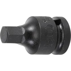 Impact Bit Socket | length 42 mm | 12.5 mm (1/2") Drive | internal Hexagon 11 mm