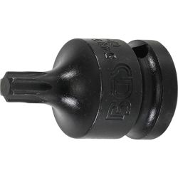 Kraft-Bit-Einsatz | Länge 42 mm | Antrieb Innenvierkant 12,5 mm (1/2") | T-Profil (für Torx) T45