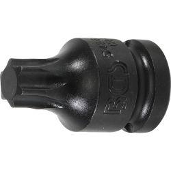 Impact Bit Socket | length 42 mm | 12.5 mm (1/2") Drive | T-star (for Torx) T60