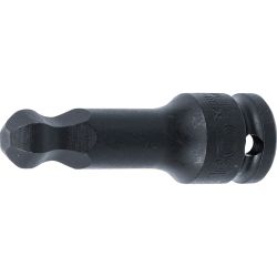 Impact Bit Socket | length 75 mm | 12.5 mm (1/2") Drive | internal Hexagon with Ball Head 14 mm