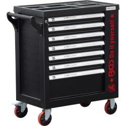 Workshop Trolley | 7 Drawers | 1 Side Door | empty