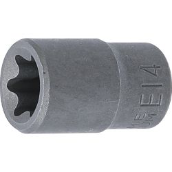 Steckschlüssel-Einsatz E-Profil | Antrieb Innenvierkant 10 mm (3/8