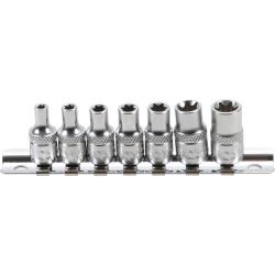 Socket Set, E-Type | 6.3 mm (1/4") Drive | E4 - E11 | 7 pcs.