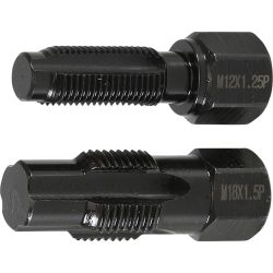 Reparaturwerkzeug für Lambdasondengewinde | M18 x 1,5 mm | M12 x 1,25 mm | 2-tlg.