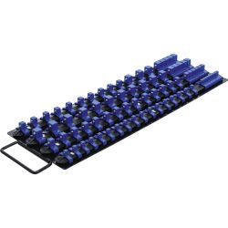 Slip-on rail Set for Sockets | with 80 Clips | for Sockets 6.3 mm (1/4