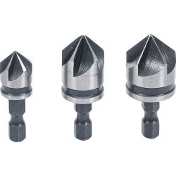 Senker-Bit-Satz | HSS | Antrieb 6,3 mm (1/4") | 12 - 16 - 19 mm | 3-tlg.