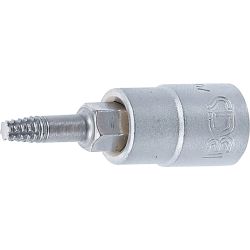 Extractor de tornillos de punta de vaso | entrada 6,3 mm (1/4