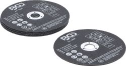 Jeu de disques à couper | pour acier inoxydable | Ø 75 x 1,0 x 10 mm | 5 pièces