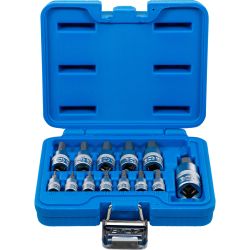 Bit Socket Set | 6.3 mm (1/4) / 10 mm (3/8") / 12.5 mm (1/2") Drive | Internal Hexagon 2 - 14 mm | 13 pcs.