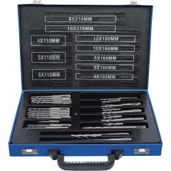 Hammer Drill Set | SDS shaft | carbide tipped | 4 - 12 mm | 56 pcs.