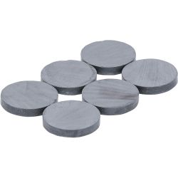 Magnet Set | ceramic | Ø 25 mm | 6 pcs.