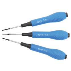 Precision Screwdriver Set | T-Star (for Torx) T4 / T5 / T6 | 3 pcs.