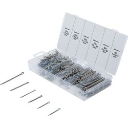 Split Pin Assortment | Stainless Steel | Ø 1.6 - 4.0 mm | 555 pcs.