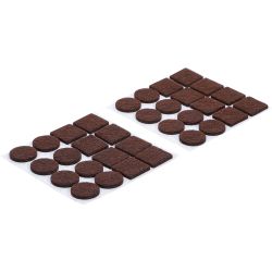 Felt Pad Set | brown | 32 pcs.