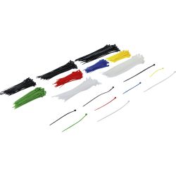 Cable Tie Assortment | coloured | 100 - 150 - 200 mm | 450 pcs.
