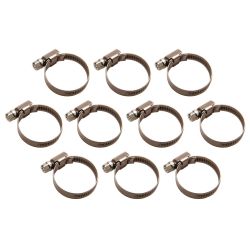 Hose Clamps | Stainless | 25 x 40 mm | 10 pcs.