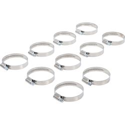 Hose Clamps | Stainless | 40 x 60 mm | 10 pcs.