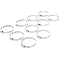 Hose Clamps | Stainless | 60 x 80 mm | 10 pcs.