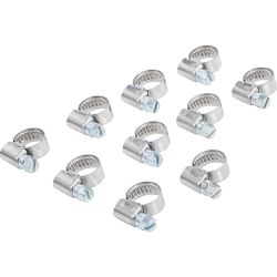 Hose Clamps | Stainless | 8 x 12 mm | 10 pcs.