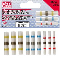 Soldering Connector Assortment | with Shrink Tube | 9 pcs.