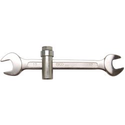 Llave para sanitarios | con deslizante M10 | 17 x 19 mm